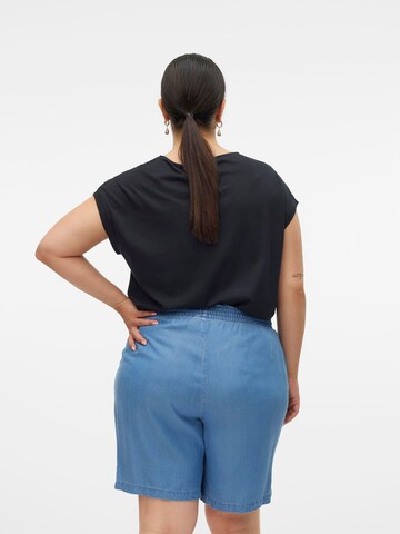 Vero Moda Curve T-Shirt 'VMCKAYA' in Schwarz