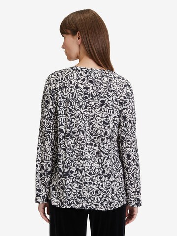 Betty & Co Casual-Bluse mit Print in Weiß