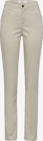 BRAX Slimfit Broek in Beige: voorkant