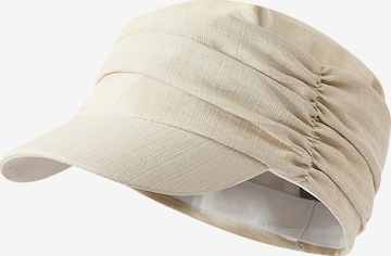 Magicshe Hat 'Schirmmütze mit Falten' in White: front