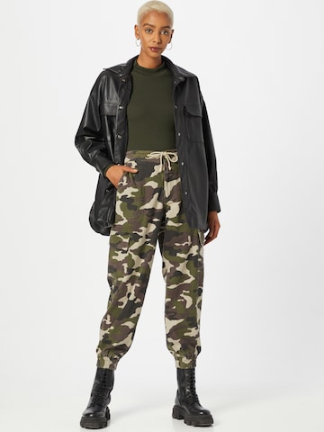 River Island Tapered Cargo Pants in Green