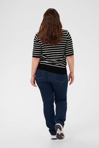 KAFFE CURVE Trui 'KClizzy' in Zwart