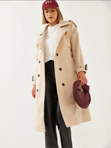 Manteau d’hiver Bianco Lucci en beige