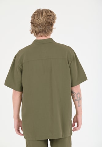 Cruz Regular fit Button Up Shirt 'Micky' in Green