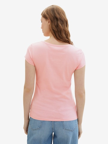 T-shirt TOM TAILOR DENIM en rose