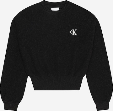 Calvin Klein Jeans Sweter w kolorze czarny: przód