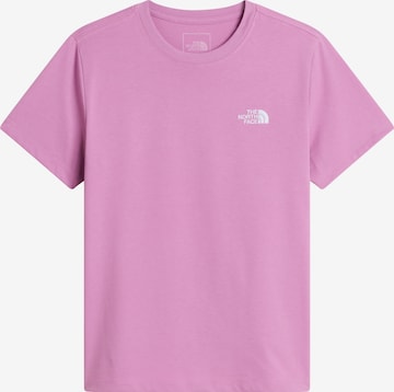 THE NORTH FACE T-Shirt in Pink: Vorderseite