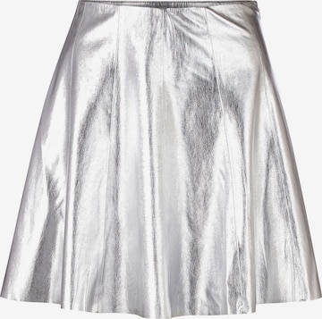 Rich & Royal Spódnica w kolorze srebrny: przód