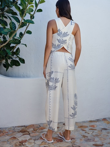 Barrel Pantaloni con pieghe di Next in beige