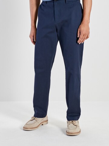 Next - regular Pantalón chino en azul: frente