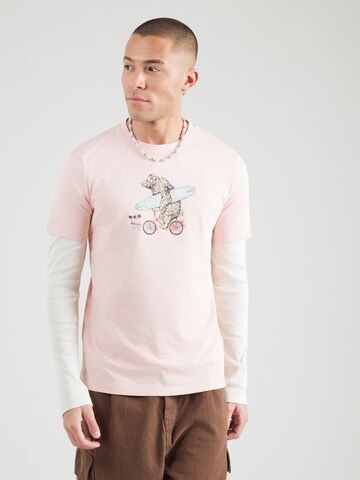 BLEND T-shirt 'BHKarsten' i orange: framsida