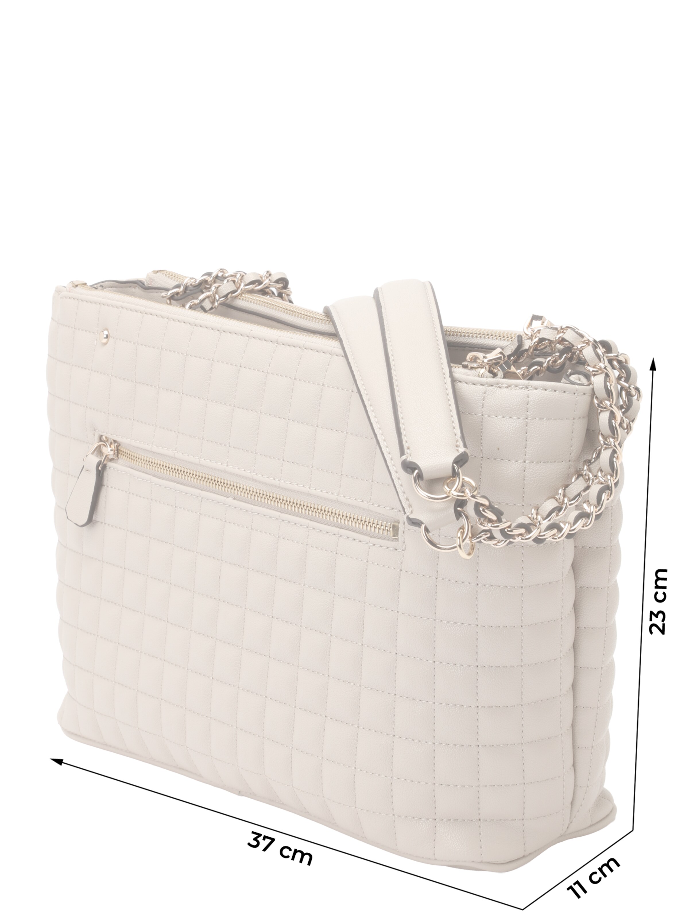 GUESS Наплечная сумка 'NADIRA STATUS TOTE' в Серый