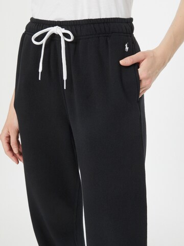 Tapered Pantaloni di Polo Ralph Lauren in nero