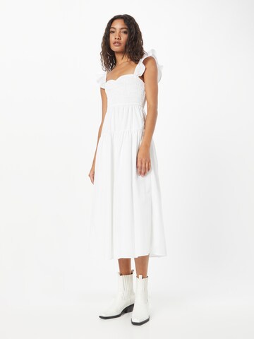 Abercrombie & Fitch Платье в Белый: спереди