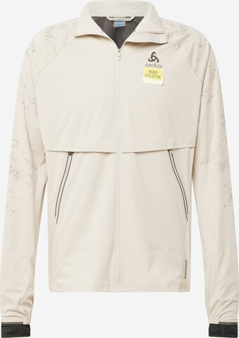 Veste de sport ODLO en beige : devant