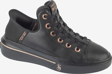 SKECHERS Slip-on 'Skechers Slip-Ins: Snoop One - OG Leather' in Zwart: voorkant