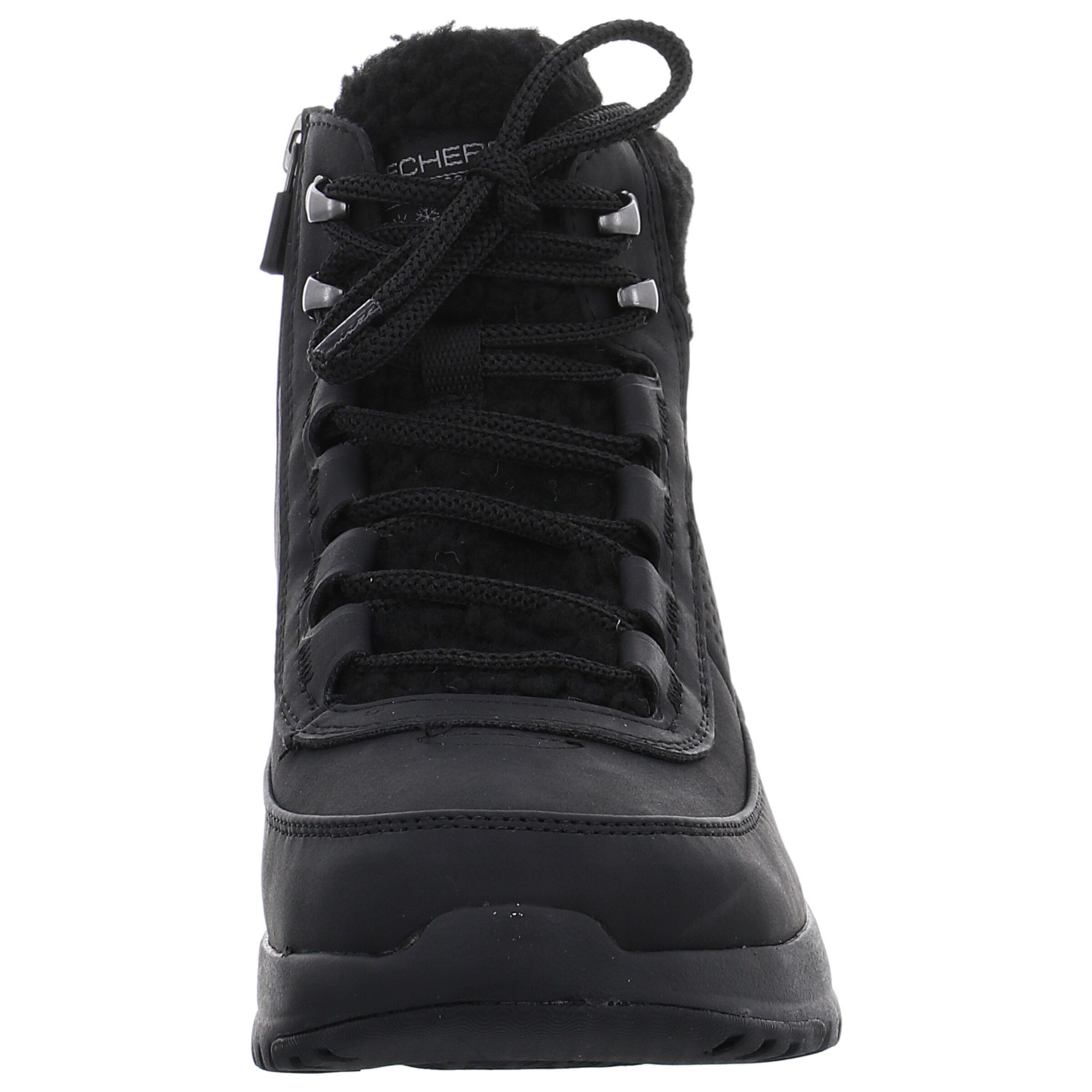 SKECHERS Šněrovací boty – černá