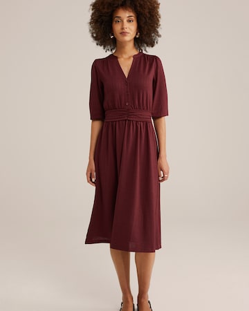 WE Fashion Shirt dress in Red: front