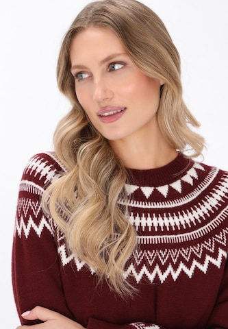 Pull-over DreiMaster Maritim en rouge