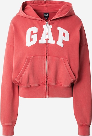 GAP Sweatjakke i rød: forside