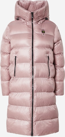 Blauer.USA Ανοιξιάτικο και φθινοπωρινό παλτό 'Sorona' σε ροζ: μπροστά