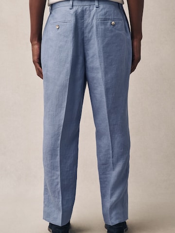 Next Slim fit Trousers with creases in Blue