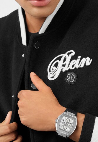 Philipp Plein Watches Analoog horloge ' HEXAGON PHANTOM ' in Zwart: voorkant
