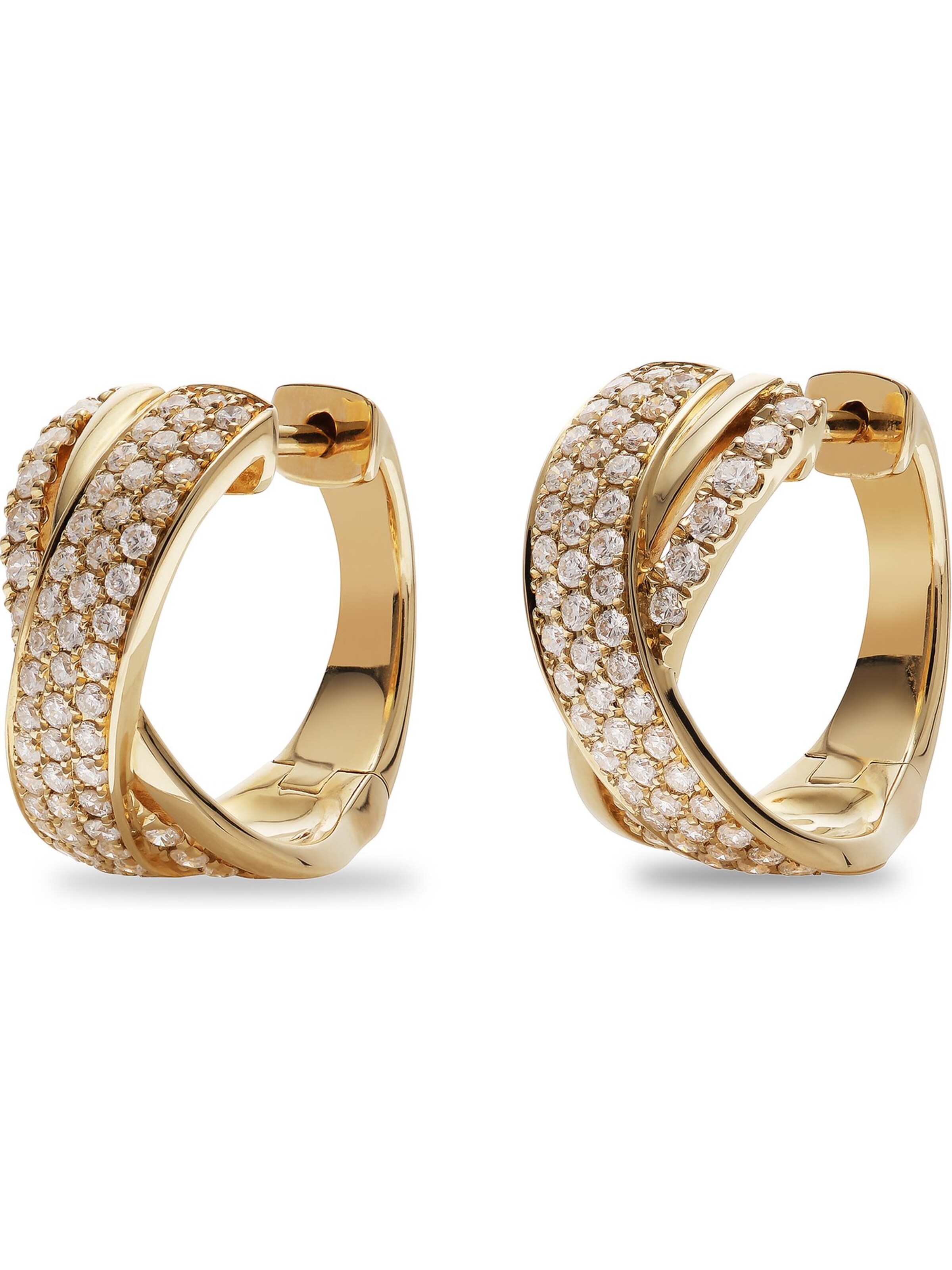 CHRIST Ohrringe in Gold: Vorderseite