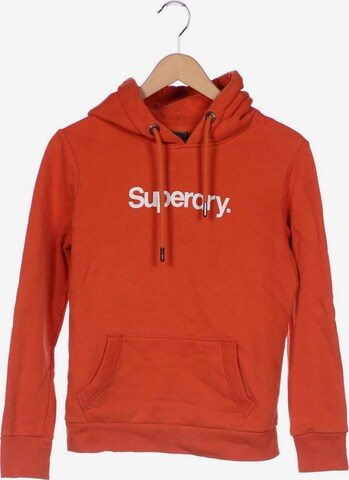 Superdry Sweatshirt & Zip-Up Hoodie in L in Orange: front