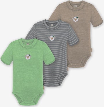 Barboteuse / body 'Tihoi' normani en vert : devant