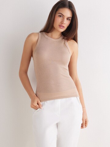 INTIMISSIMI Tank Tops Ribbed Lamé in Pink