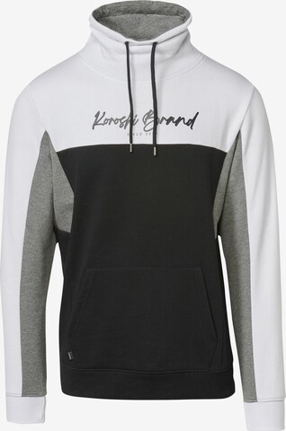 KOROSHI Sweatshirt in Black: front