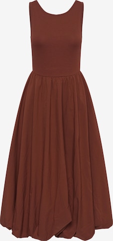 Kaffe Kjole 'Kirsten' i brun: forside