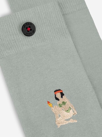 Chaussettes 'Rocket Girl' A-dam en gris