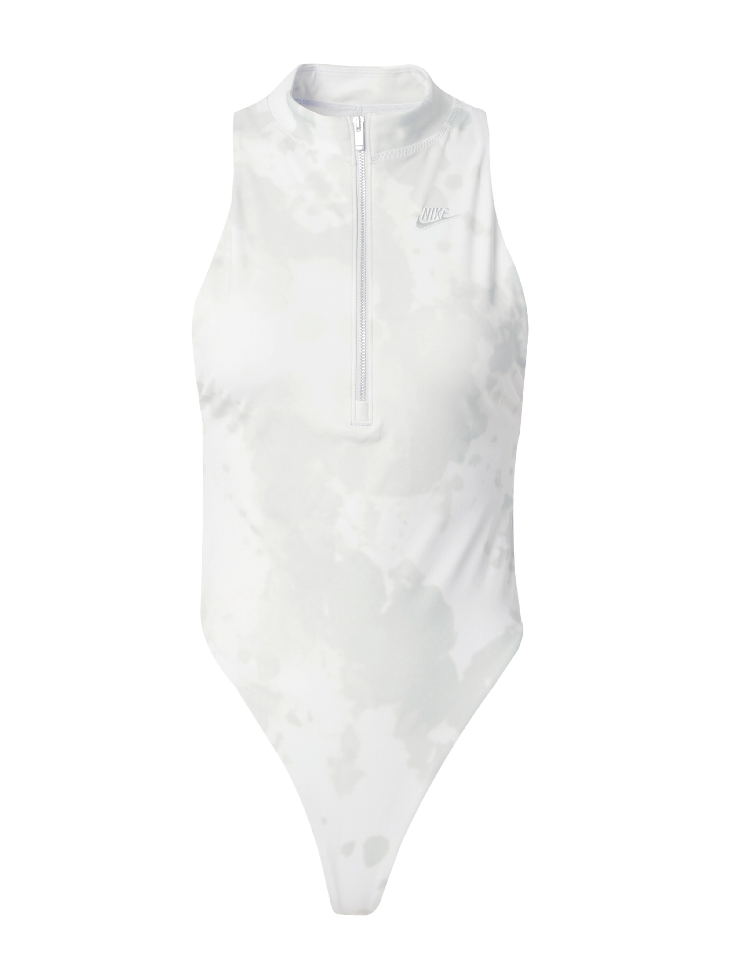 Nike Sportswear Боди-футболка в Серый: спереди