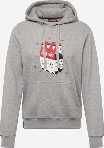 Sweat-shirt Derbe en gris : devant