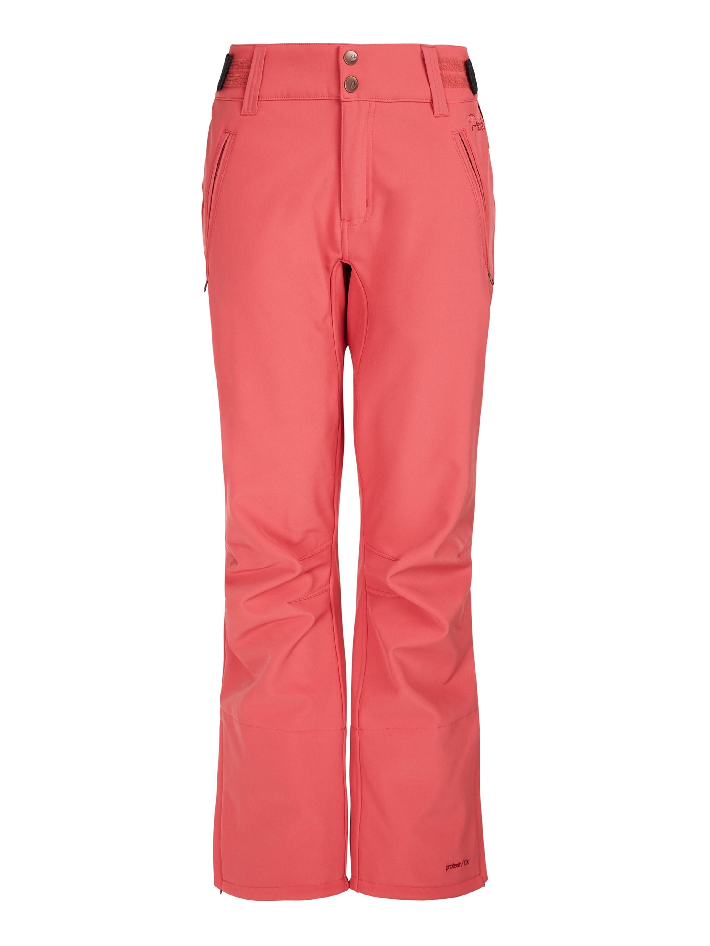 PROTEST Slimfit Sporthose 'LOLE' in Rot: Vorderseite