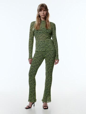 EDITED Flared Broek 'Alex' in Groen