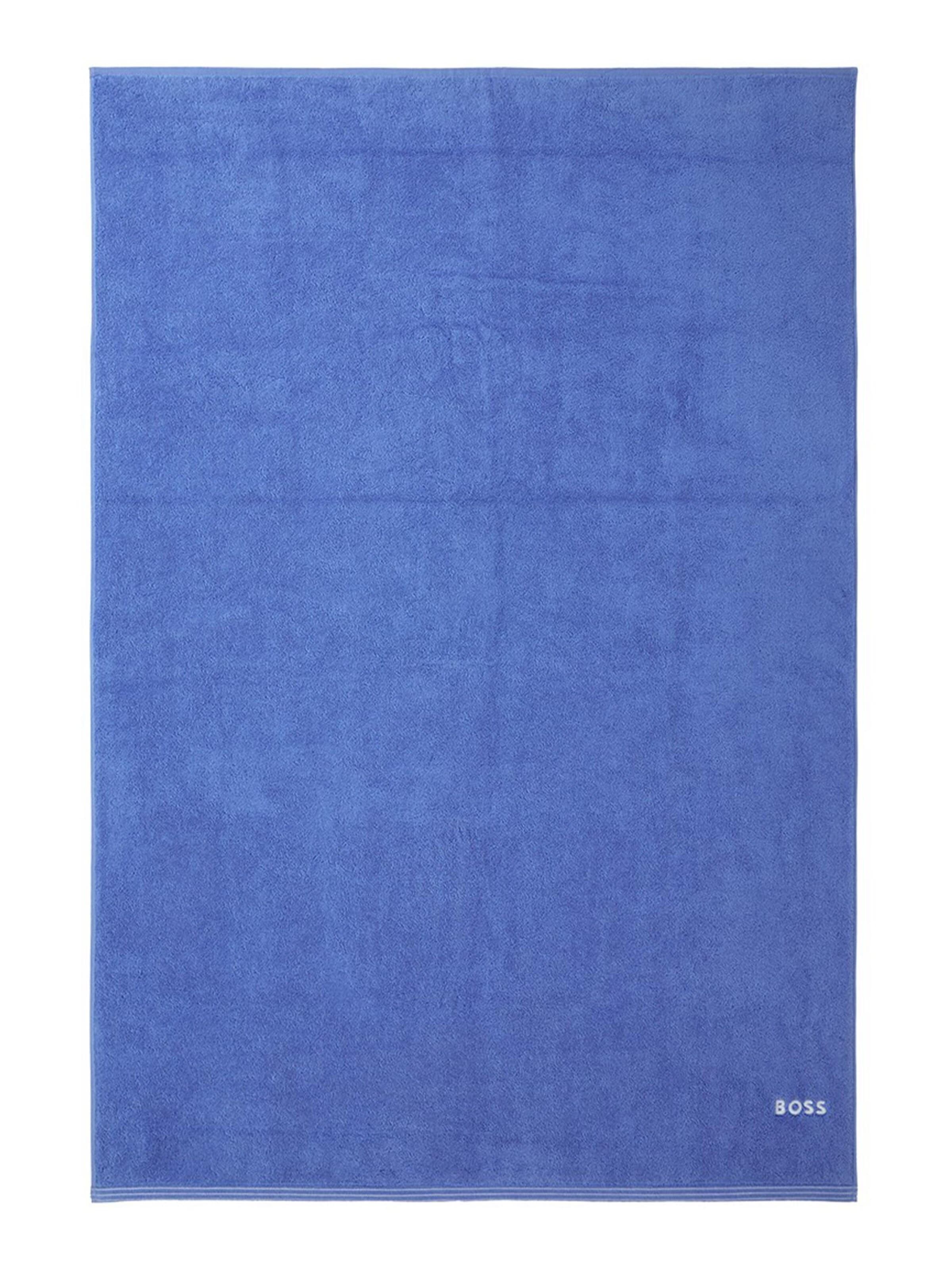 BOSS Home Towel 'EDGE' in Blue: front