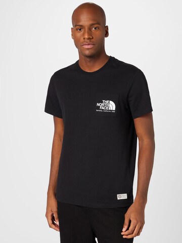 THE NORTH FACE - Camiseta 'Berkeley California' en negro: frente