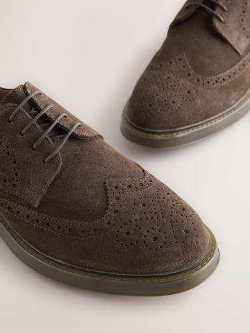 Next - Zapatos con cordón en marrón