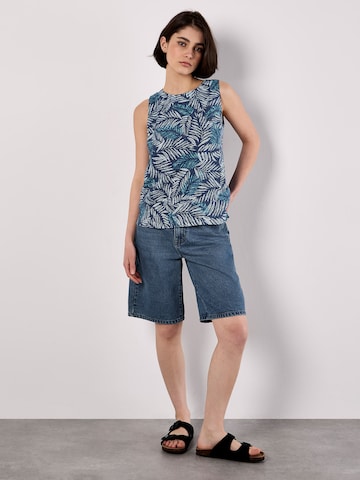 T-shirt Apricot en bleu : devant
