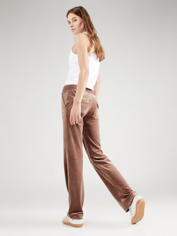 Juicy Couture Normalny krój Spodnie 'Del Ray' w kolorze brązowy