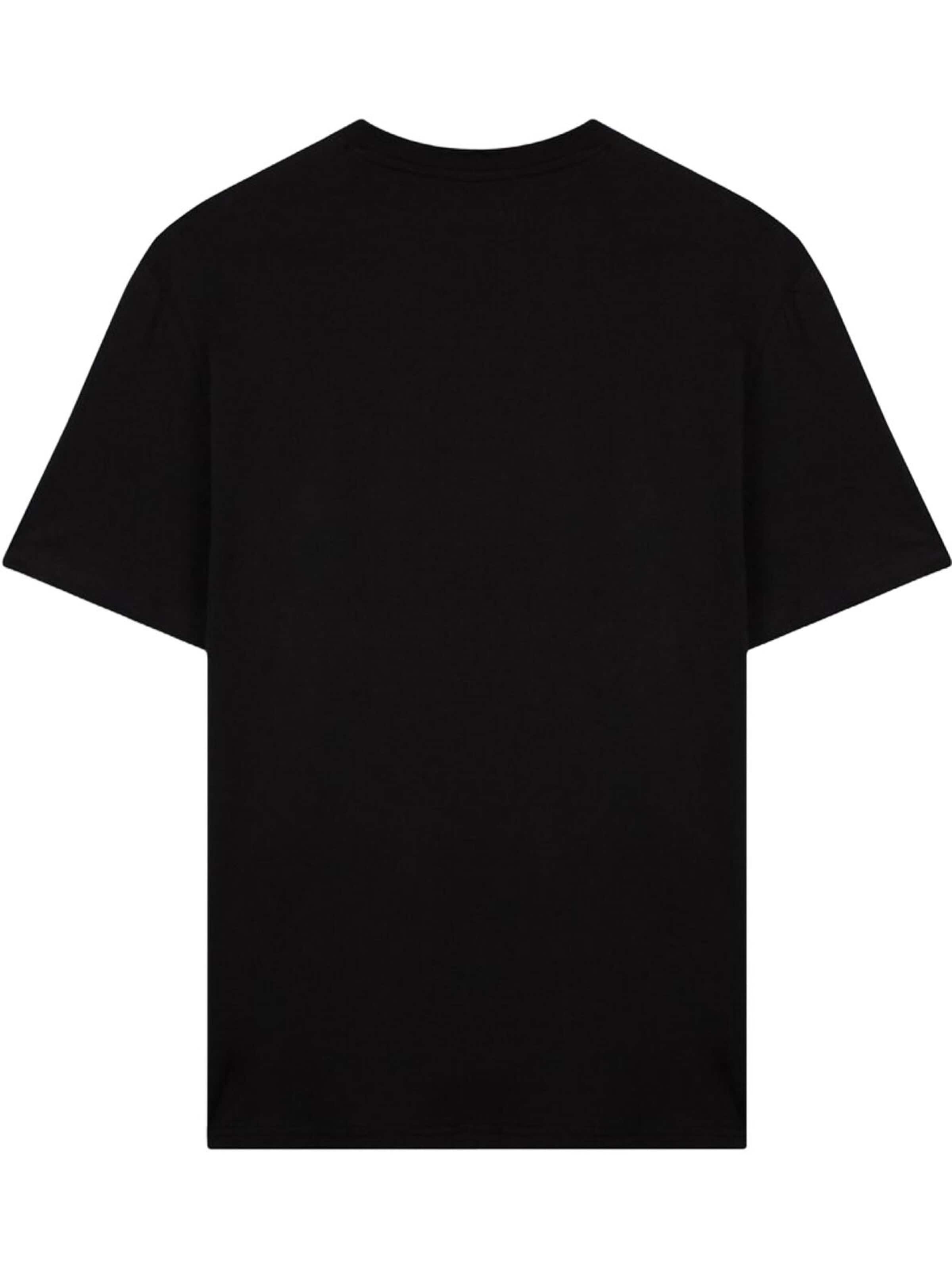 LTB Jeans - Camiseta 'Minimal Print T-Shirt' en negro: frente