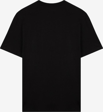 LTB Jeans - Camiseta 'Minimal Print T-Shirt' en negro: frente