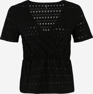 T-shirt 'ROSALINE' Only Petite en noir : devant