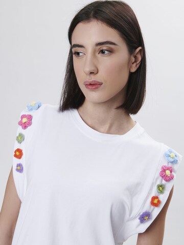 T-shirt Influencer en blanc