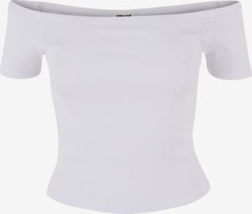 T-shirt Urban Classics en blanc : devant