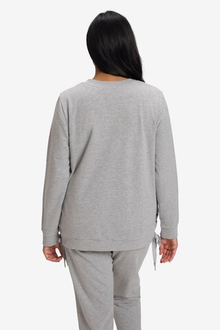 Sweat-shirt Ulla Popken en gris