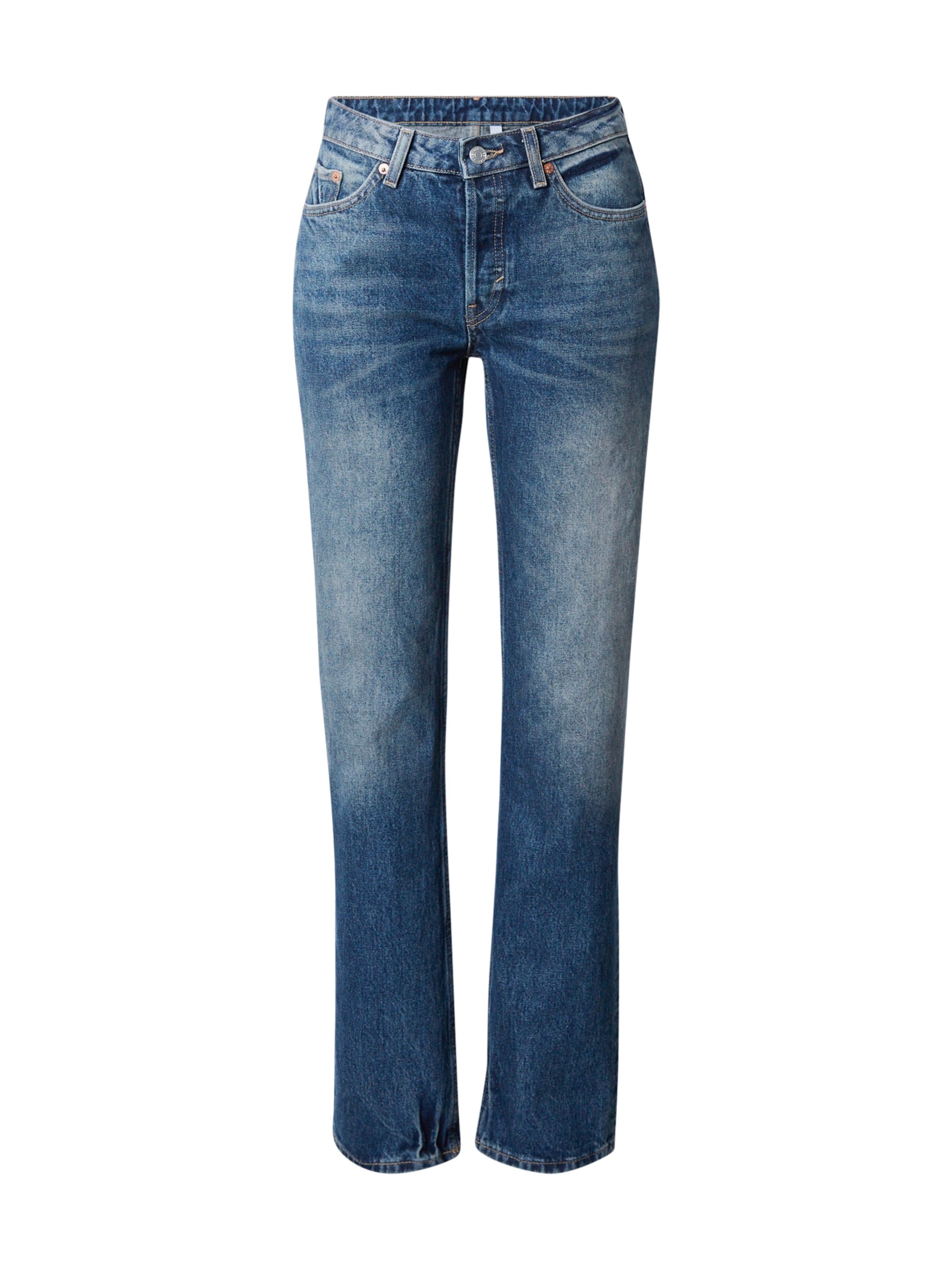 Regular Jeans 'Pin' de la WEEKDAY pe albastru: față